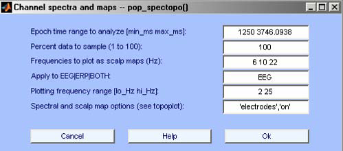 Spectral mapping window