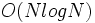 O(N logN)